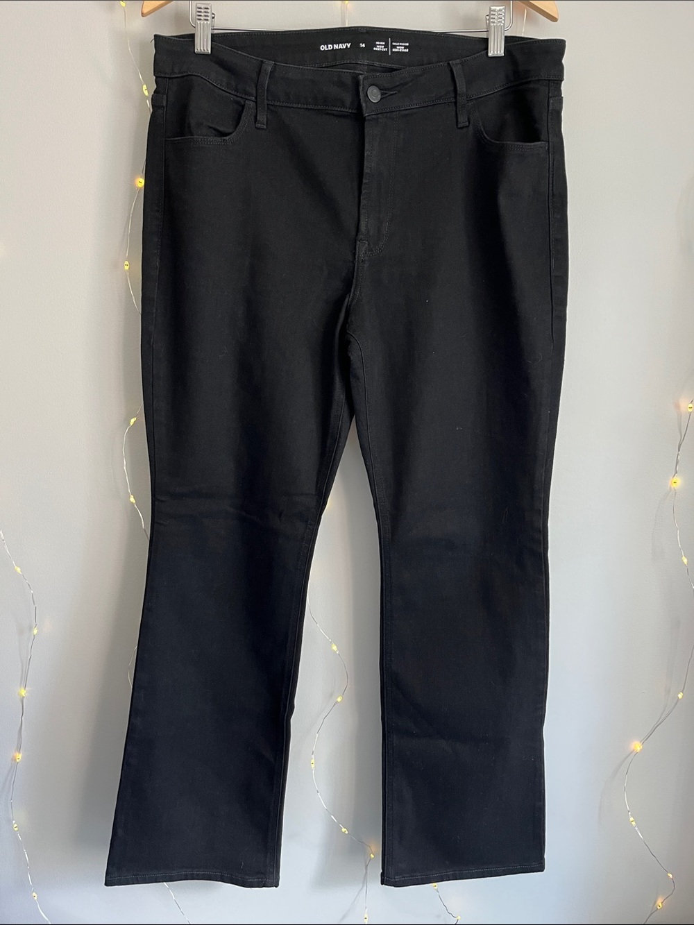 Old Navy Men's Black Straight Jeans